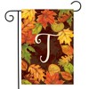 Briarwood Lane Fall Garden Flag 18x12.5 For Outdoor Fall Leaves Monogram Letter T Garden Flag Flag For Fall Garden Flag Flags For Outside - 2 of 4