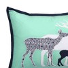 Bacati - Tribal Navy Throw Pillow - 3 of 4