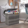 FDW Laundry Basket 90/110L Foldable with Lid & 6 Laundry Bags Clothes Hamper - 2 of 4