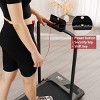 HFYee Silent Walking Pad 320 LB Capacity with LED Display and Armrests, Under Desk Treadmill Portable Design Treadmill for Home, 0.6 to 5 MPH, Gray - 3 of 4