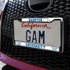 Hampton University School Logo Full Size Standard License Plate Metal Frame - 3 of 4