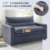 RISOKEYS Convertible Sofa Bed - 3-in-1 Multi-Functional Velvet Couch Pull-Out Bed, Sofa with Adjustable Backrest, Perfet for Living Room - 4 of 4
