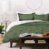 Deny Designs Twin/ Twin Extra Long Caroline Okun Mossy Green Bulbs Duvet Cover and Pillow Sham Green - 3 of 4