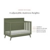 Babyletto Palma Mid-Century 4-in-1 Convertible Crib with Toddler Bed Conversion Kit - Olive - 4 of 4
