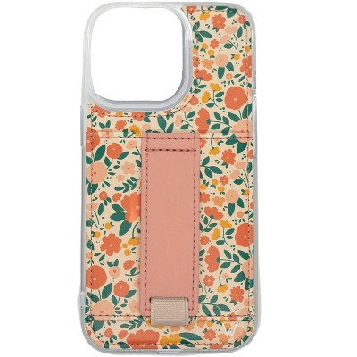 Walli Cases Summer Garden Phone Case with Wallet and Finger Strap