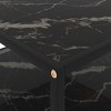 vidaXL Coffee Table Black 31.5 in.x31.5 in.x13.8 in. Tempered Glass - 4 of 4