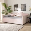 Perry Velvet Daybed - Baxton Studio - 4 of 4