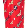 DC Comics Womens' Wonder Woman Classic Character Symbol Pajama Pants Red - 4 of 4
