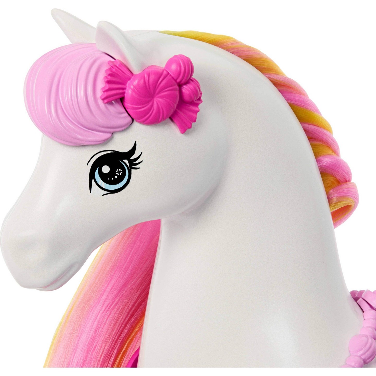 Детские куклы Barbie in the Nutcracker Land of Sweets Horse and Sled with Colorful Scented Hair and Candy-Scented Accessories — фото 4