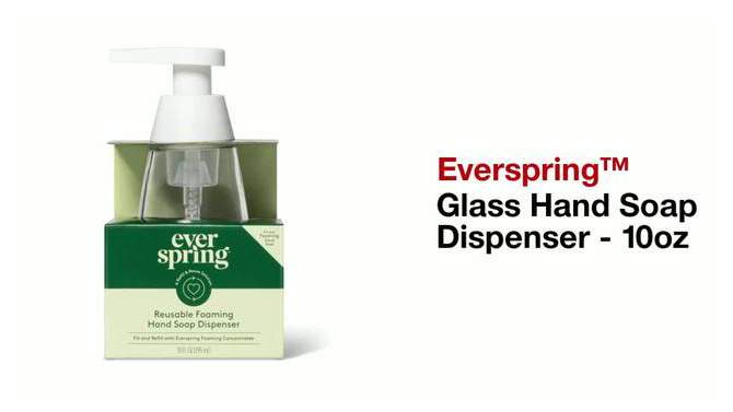 Glass Reusable Foaming Hand Soap Dispenser - Everspring&#8482;, 6 of 11, play video