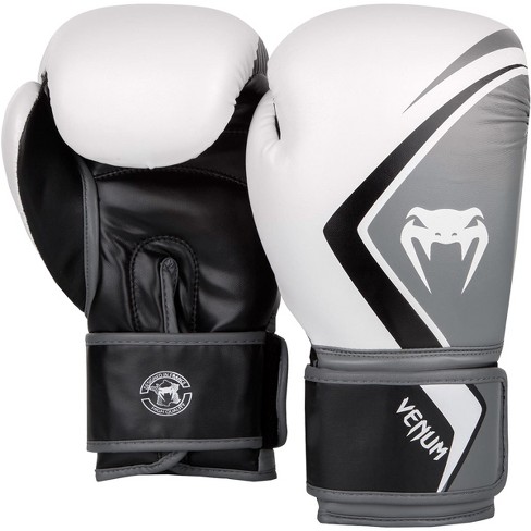 Venum Impact Monogram Boxing Gloves - Black/Pink Gold 8 oz