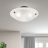Livex Lighting Oasis 3 - Light Flush Mount in  Bronze - 3 of 4
