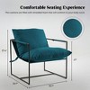 FERPIT Upholstered Sling Accent Chair with Metal Frame Modern Style - 4 of 4