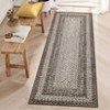 Washable Living Room Rugs Modern Braided Print Area Rug Border Design Accent Rugs for Bedroom Non-Slip Low Pile Area Rug - 3 of 4
