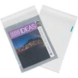 Box Partners Clear View Poly Mailers 12" x 15 1/2" Clear/White 100/Case CV1215