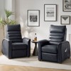 Alfredo Genuine Leather Power Zero Gravity Recliner with Adjustable Headrest Set of 2|HULALA HOME - 2 of 4