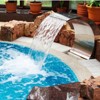 VEVOR Stainless Steel Pool Fountain, 17.7 x 11.8 x 23.6 inches, Outdoor Waterfalls Sheer Descent Pond Water Feature, Silver - 2 of 4