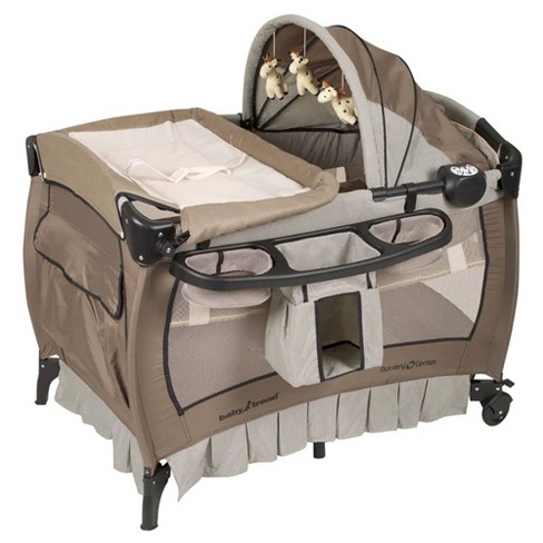 Baby Trend Deluxe Nursery Center Portable Playard With Bassinet And Changing Table Ideal For Babies And Toddlers Travel Crib Havenwood Target