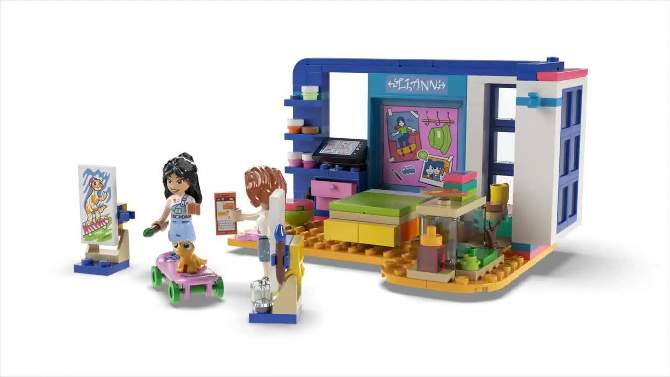 LEGO Friends Liann&#39;s Room Mini-Doll &#38; Toy Pet Playset 41739, 2 of 8, play video