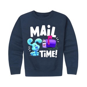 Boys' - Blue's Clues & You! - Toddler And Youth Crewneck Fleece Sweatshirt Graphic Long Sleeve Fleece Sweatshirt - 1 of 4