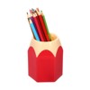 Unique Bargains Plastic Cute Large Capacity Office Home Pencil Holder 2 Pcs - 4 of 4
