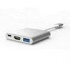 Sanoxy 3 in 1 usb 3.0 hub type c usb c to 1080p 4k hdmi+usb adapter with PD charging port - image 2 of 3