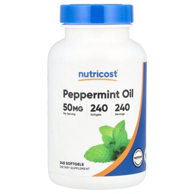 Nutricost Peppermint Oil, 50 mg, 240 Softgels