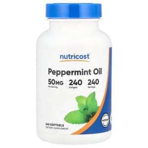 Nutricost Peppermint Oil, 50 mg, 240 Softgels - 1 of 2