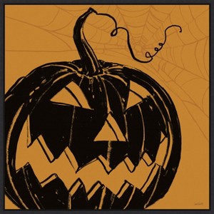 Amanti Art Haunted Halloween XII by Anne Tavoletti Canvas Wall Art Print Framed 22-in. x 22-in. - 1 of 4