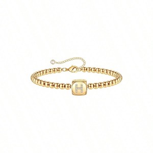 Trendy Beaded Bracelets for Women, Personalized Initial Gifts for Teen Girls - 1 of 4