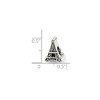 Black Bow Jewelry Eiffel Tower Bead Charm in Antiqued Sterling Silver - 2 of 3