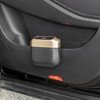 Unique Bargains Car Trash Can Hanging Car Door Plastic Trash Bin 1 Set - 2 of 4