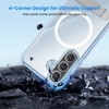 HANPURE 6.2" Magnetic Phone Case for S24 Phone Protector Cover Shockproof with Stand - 3 of 4