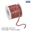 Unique Bargains Bags Clothing Decoration Crystal Rhinestone Sew on Close Claw Chain Trim - 2 of 4