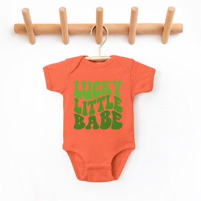 The Juniper Shop Lucky Little Babe Wavy Baby Bodysuit