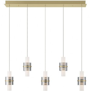 Eurofase Lighting Rola 10 - Light Pendant in  Brushed Gold - 1 of 3