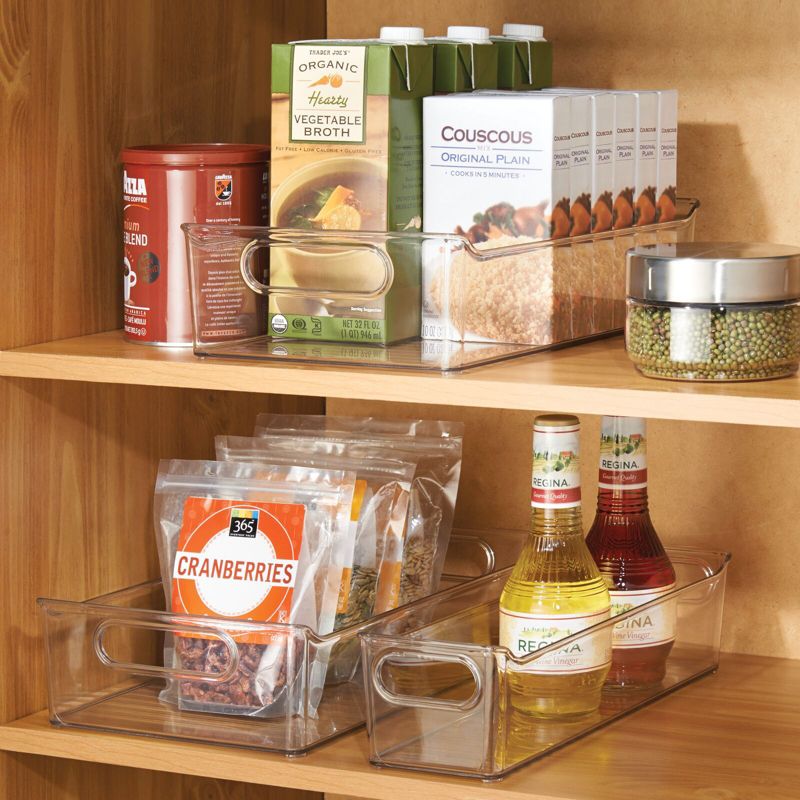 mDesign Plastic Kitchen Pantry Cabinet Storage Organizer Bin, 5 of 9