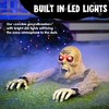 Joyfy Groundbreaking Zombie Halloween Décor, Halloween Climbing Zombie Sound and Flashing Eyes, Yard Garden Party Decorations for Outdoor Indoor - 2 of 4
