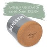 Elanze Designs Blessed Grey X-Large Cork Bottom, Kitchen Counter, Ceramic Stoneware, Coffee, Tea and Hot Chocolate, Machine Brewing, K Capsule Pod - 3 of 4