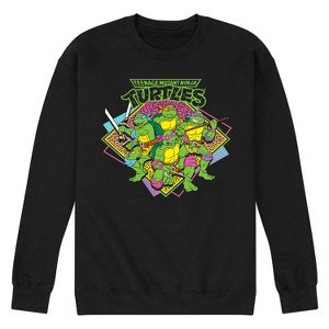 Men's - Teenage Mutant Ninja Turtles - 80s TMNT Graphic Fleece Sweatshirt - 1 of 4