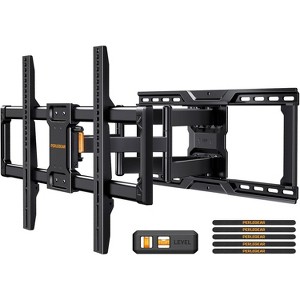 Perlegear UL Listed Full Motion TV Wall Mount for 42-90" TVs up to 150 lbs, Pre-Assembled, Tool-Free Tilt, Swivel & Extension, Max VESA 600x400mm - 1 of 4