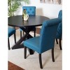 NicBex Round Dining Room Table Set for 4 Morden Dining Room Table with 4 Stylish Chairs and Pedestal Base for Kitchen - 3 of 4