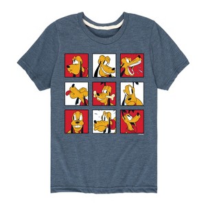 Boys' - Disney - Pluto Grid Short Sleeve Graphic T-Shirt - 1 of 4