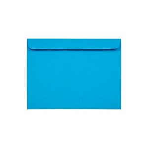 JAM Paper 9 x 12 Booklet Catalog Colored Envelopes Blue Recycled 100/Pack 5156774C - 1 of 4