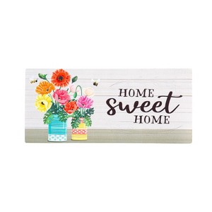 Evergreen Poppies and Painted Cans Sassafras Indoor Outdoor Switch Doormat 1'10"x10" Multicolored - 1 of 1