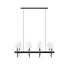 8-Light Traditional Chandelier with Drum Shades - 4 of 4