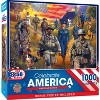MasterPieces 1000 Piece Jigsaw Puzzle For Adults - Celebrate America - American Honor - 19.25"x26.75" - 2 of 4