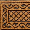 HomeRoots 18" X 47" Beige and Black Rubber and Coir Outdoor Door Mat - 4 of 4