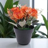 Unique Bargains Artificial Plants Mini Flower Plastic 4.33"x4.33"x7.87" 1 Pcs - 2 of 4