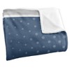Brandeis University Logo Dots Silky 50x60 Blanket, 1 Sided - 3 of 4